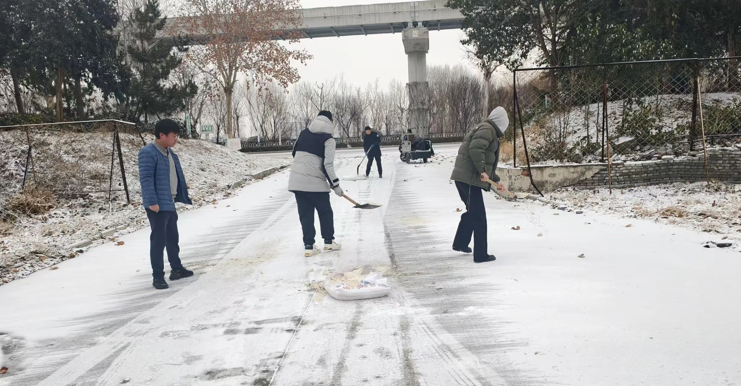盐暖寒冬路，邹城盐业全力保供除冰雪！1
